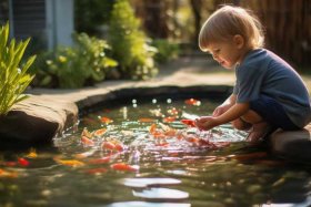 儿童养鱼的故事 - 养鱼的故事健康观念