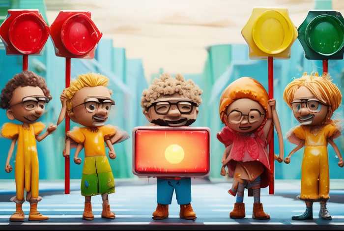 儿童故事红绿灯路口，幼儿红绿灯绘本故事教案