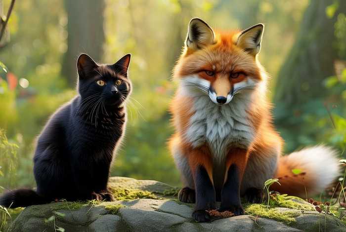 儿童故事猫和狐狸的故事；猫和狐狸的故事说明什么道理