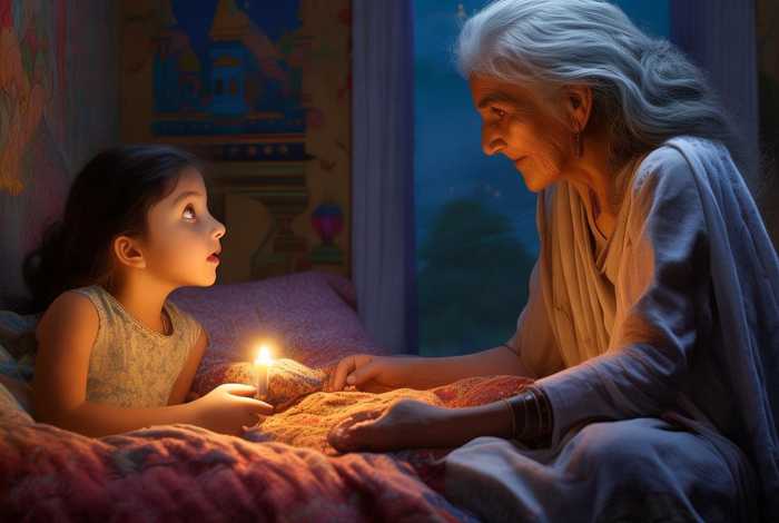 儿童睡前故事婆罗门的故事；婆罗门女的故事