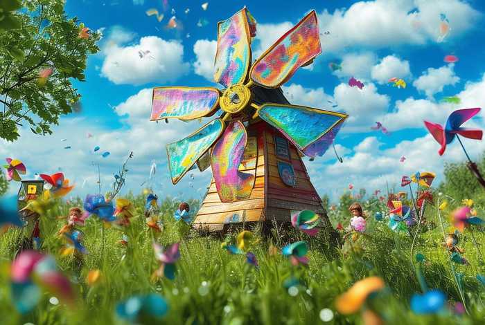 儿童绘本风车故事 - 幼儿园关于风车的绘本故事