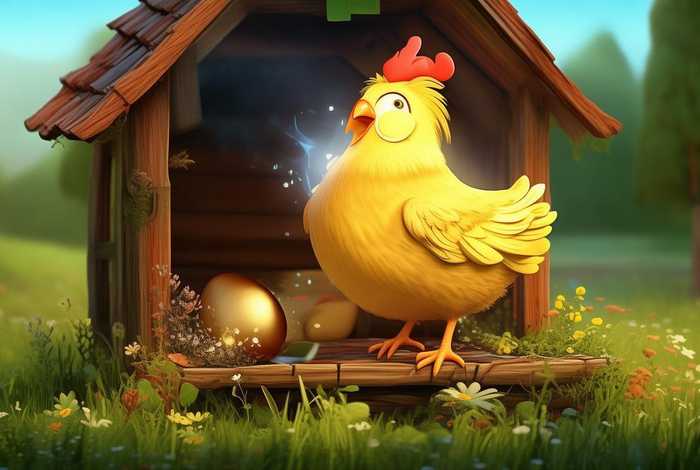 儿童故事下金蛋的母鸡 下金蛋的母鸡的故事