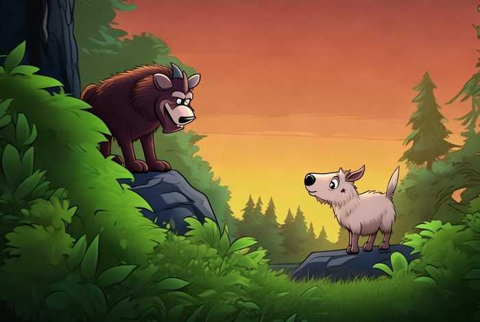 儿童故事大灰狼和小山羊 讲一个大灰狼和小山羊的故事