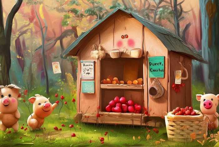 儿童故事卖山、幼儿故事小猪卖山楂