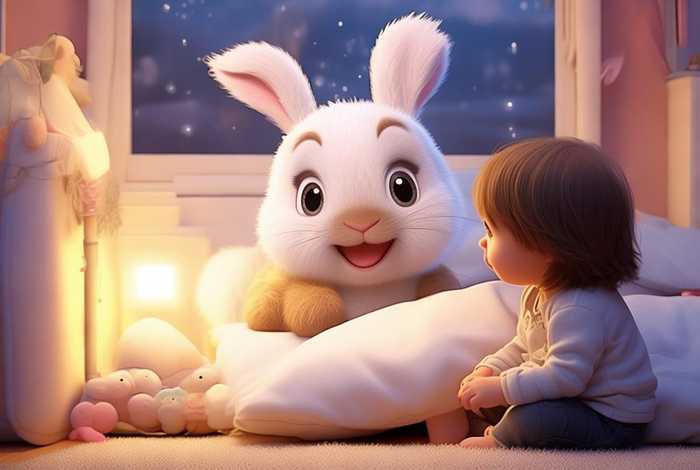 儿童睡前故事兔子和羊,兔子和山羊的故事幼儿情景画 儿童睡前故事兔子和羊,兔子和山羊的故事幼儿情景画