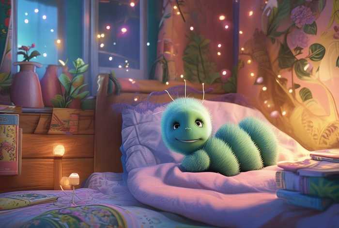 儿童睡前故事毛毛虫回家，毛毛虫 睡前故事