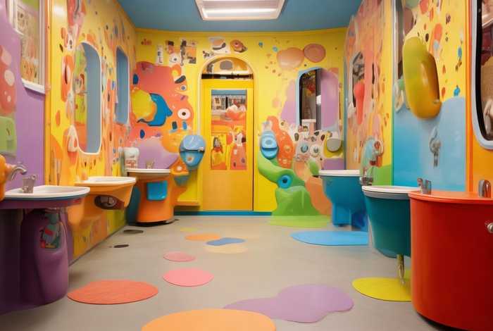 儿童公共卫生间 - 儿童公共卫生间效果图