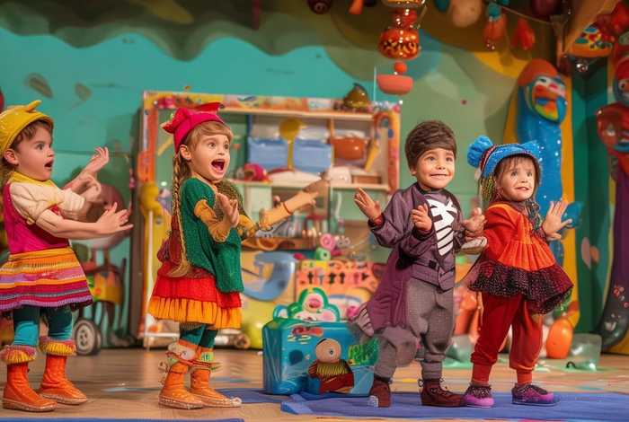 儿童故事剧本四人表演，幼儿故事表演剧本四人