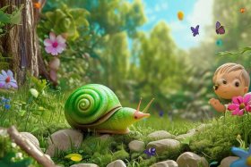 you are儿童绘本故事，are you a snail？英文绘本