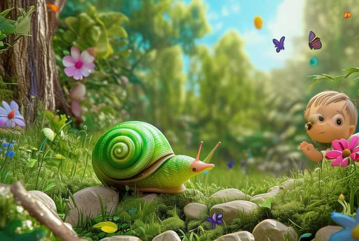 you are儿童绘本故事，are you a snail？英文绘本