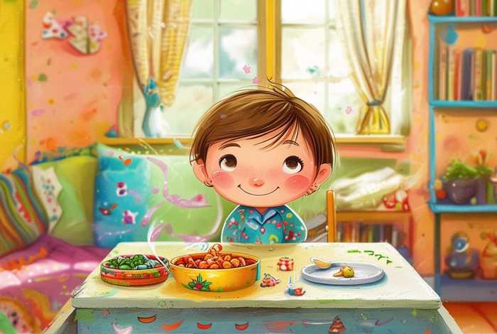 儿童故事不吃饭的小孩儿 - 不爱吃饭的小孩故事视频