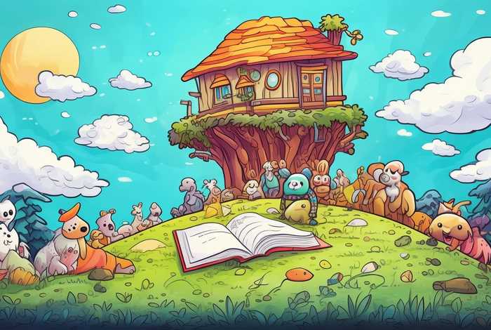 儿童故事封面设计图片、故事封面图片简笔画