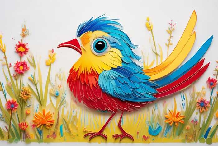 儿童故事画小鸟 儿童画画小鸟大全简单漂亮