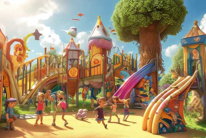 儿童游乐场童话故事（游乐场故事幼儿园）