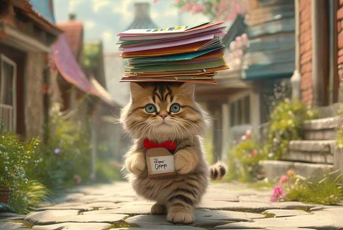 儿童故事送快递的小猫、幼儿故事送快递的故事