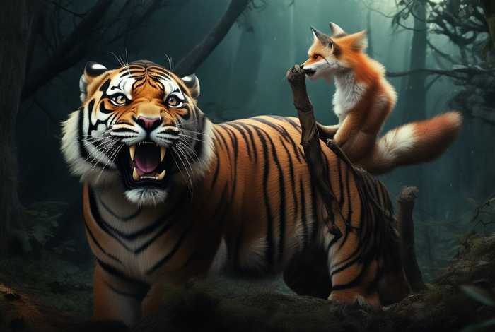 儿童成语故事大全狐假虎威、成语故事大全100篇狐假虎威