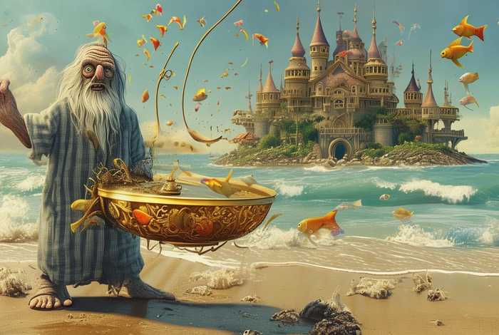 儿童故事渔夫和金鱼课件ppt 渔夫和金鱼的故事课件 儿童故事渔夫和金鱼课件ppt 渔夫和金鱼的故事课件