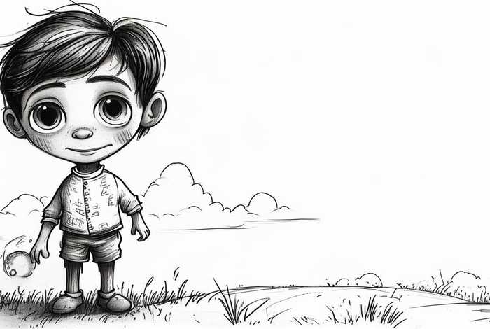 儿童故事插画简笔画黑白 - 儿童故事简笔画 儿童故事插画简笔画黑白 - 儿童故事简笔画