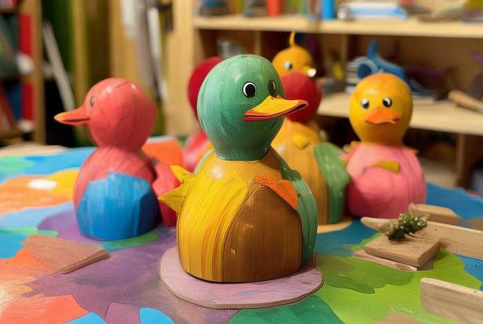 儿童立体手工，儿童立体手工丑小鸭