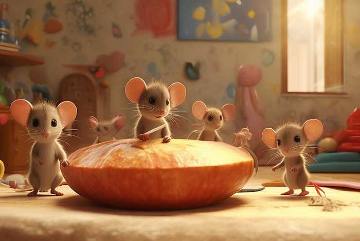 儿童睡前故事六个老鼠买西瓜 - 六只小老鼠的故事 儿童睡前故事六个老鼠买西瓜 - 六只小老鼠的故事