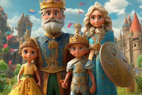 365个故事动画片、365个故事动画片国王和王后还有两个孩子