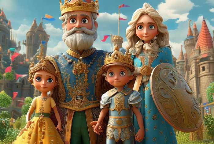 365个故事动画片、365个故事动画片国王和王后还有两个孩子