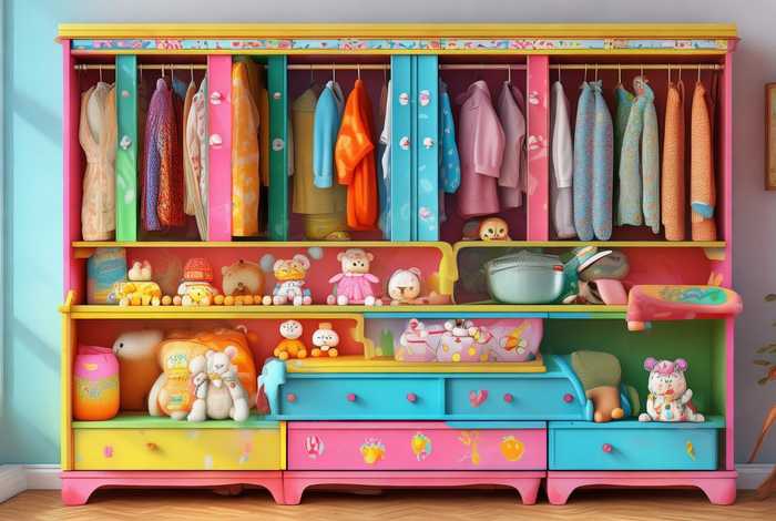 儿童衣橱柜图片；儿童衣橱柜图片效果图