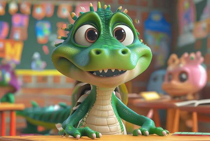 儿童故事大全小鳄鱼上学 小鳄鱼上学的故事