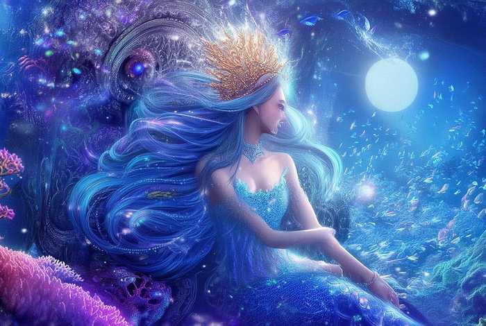 儿童故事美人鱼女王 - 美人鱼女王的故事