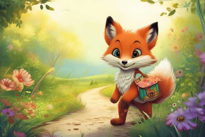 儿童故事小狐狸下山 小狐狸幼儿故事 儿童故事小狐狸下山 小狐狸幼儿故事