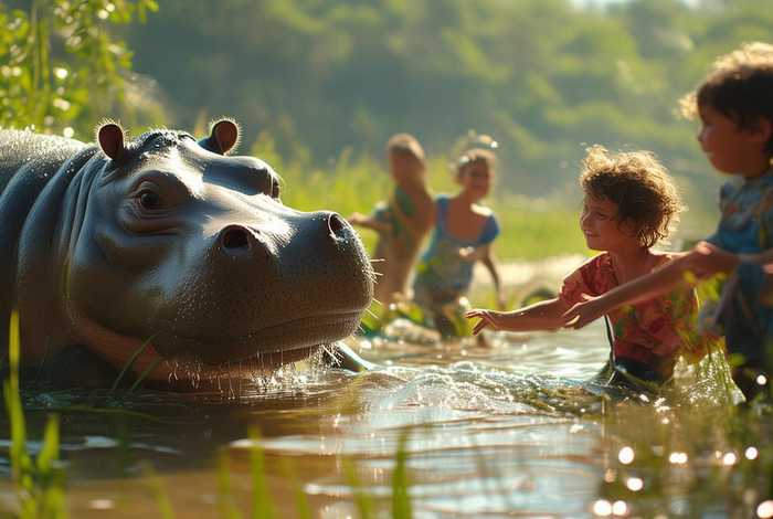 儿童故事河马找快乐;河马找邻居幼儿故事 儿童故事河马找快乐;河马找邻居幼儿故事