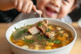 儿童吃排骨炖什么好；儿童吃排骨炖什么好呢