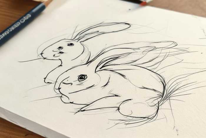 儿童画兔子简笔画，儿童画兔子简笔画技巧