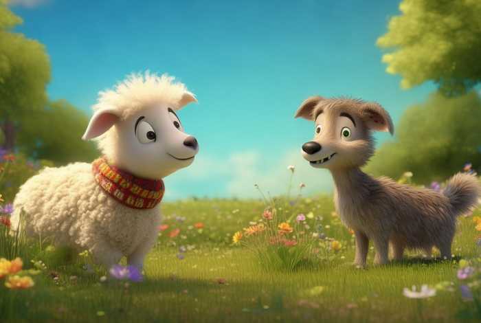 儿童故事小羊和小狼 - 幼儿故事小羊和狼的故事 儿童故事小羊和小狼 - 幼儿故事小羊和狼的故事