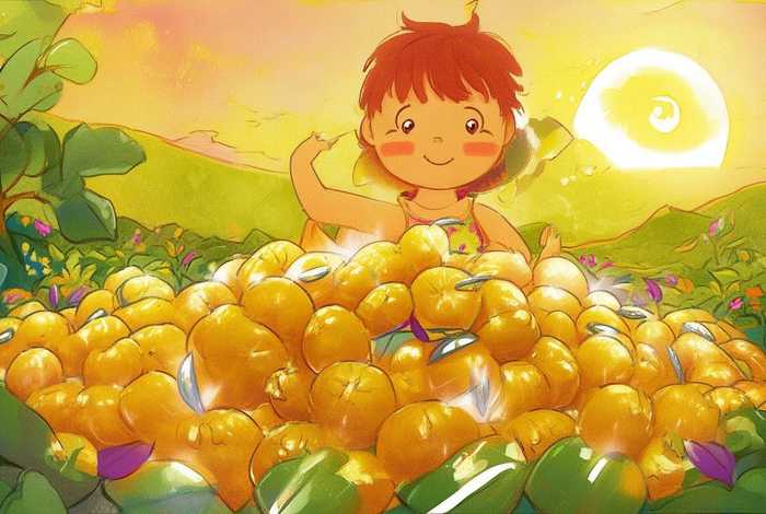 儿童故事金瓜银豆、金瓜儿银豆儿故事收获