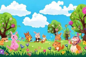 儿童彩印绘本故事书 - 彩色绘本故事书