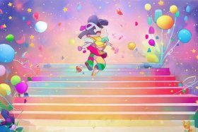 meetwild绘本故事儿童画，绘本meli on the stairs