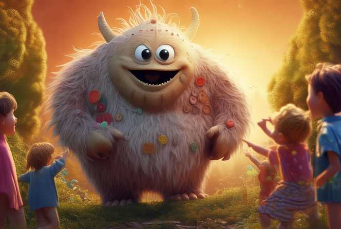 儿童故事大怪物来了（绘本故事大怪兽来了）