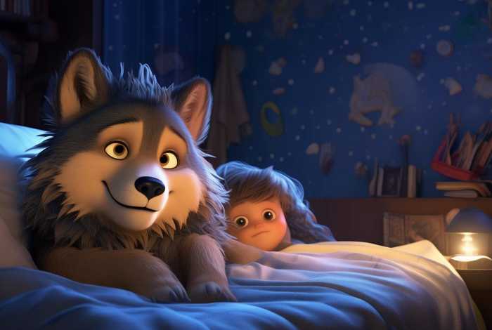 儿童睡前关于狼的故事；关于狼的睡前故事文字版