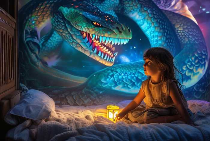 儿童故事睡前九头蛇的故事；九头的蛇的故事