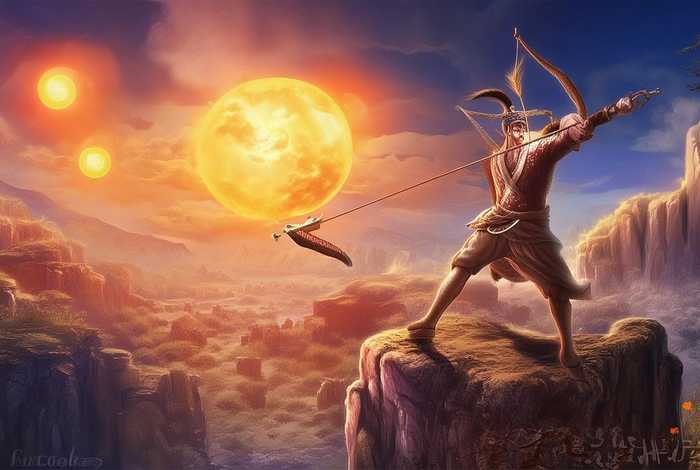 儿童神话故事后羿射日；神话故事 后羿射日