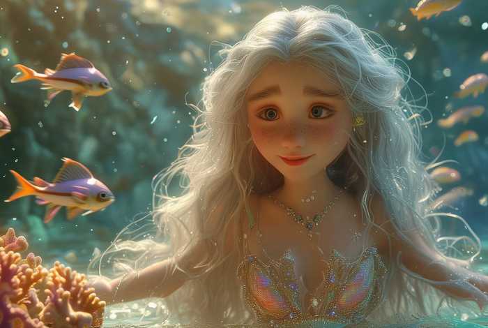 儿童人鱼故事、幼儿故事人鱼公主