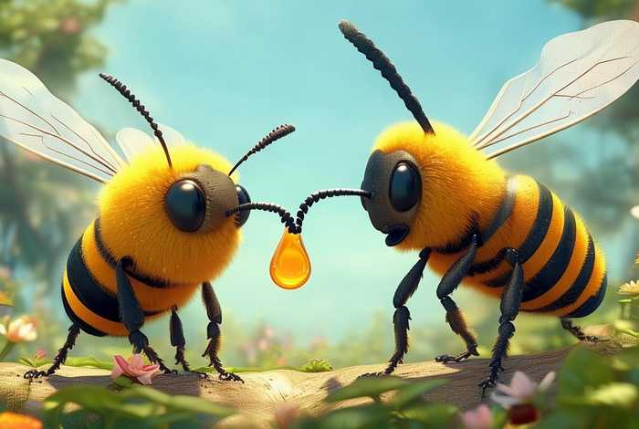 儿童故事马蜂和蜜蜂关于分享的观后感想 - 蜜蜂和马蜂的故事内容