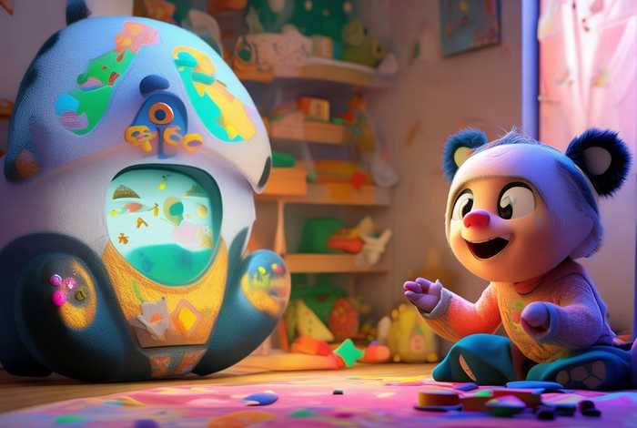 儿童熊猫故事机 熊猫动画故事