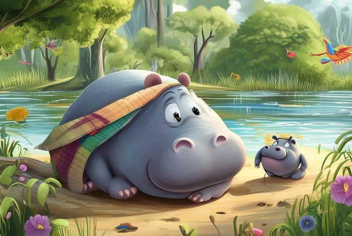 儿童故事河马生病 小河马生病的故事 儿童故事河马生病 小河马生病的故事