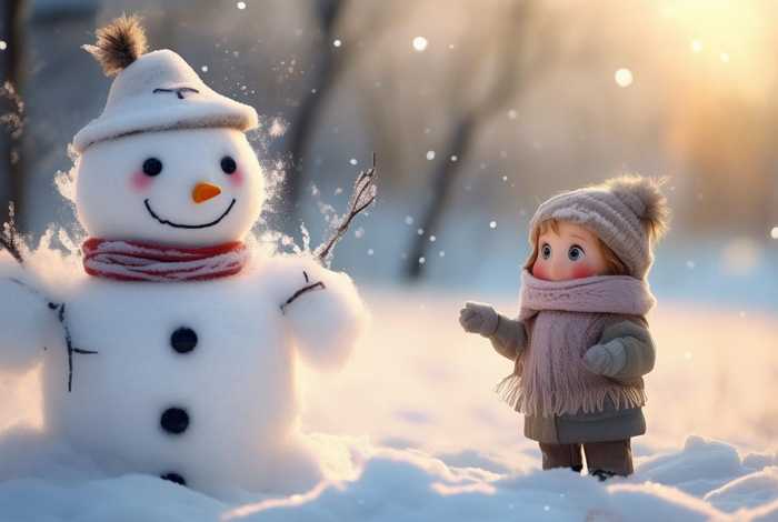 儿童故事雪孩子原文；幼儿故事雪孩子原文