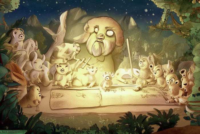 仓颉造字故事绘本 仓颉造字的绘本故事