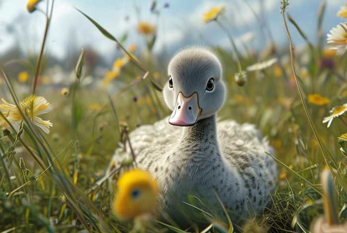 儿童故事丑小鸭全文 - 少儿故事丑小鸭的故事