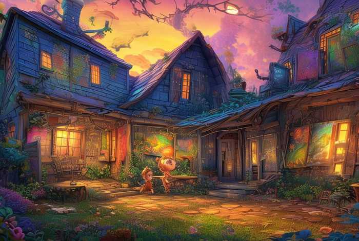 儿童故事空房子视频；空房子绘本故事视频