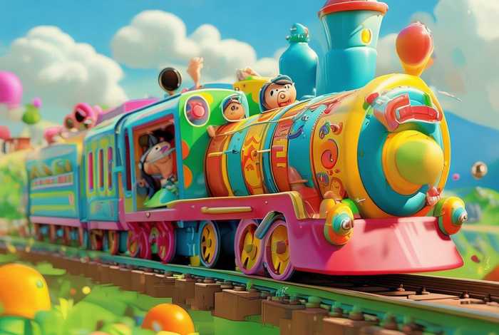 儿童故事高铁列车、高铁列车儿童动漫片